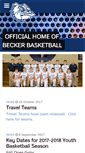 Mobile Screenshot of beckerbasketball.com